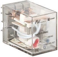 Реле промежуточное EKF Averes RPA22/3 6А 220В AC картинка